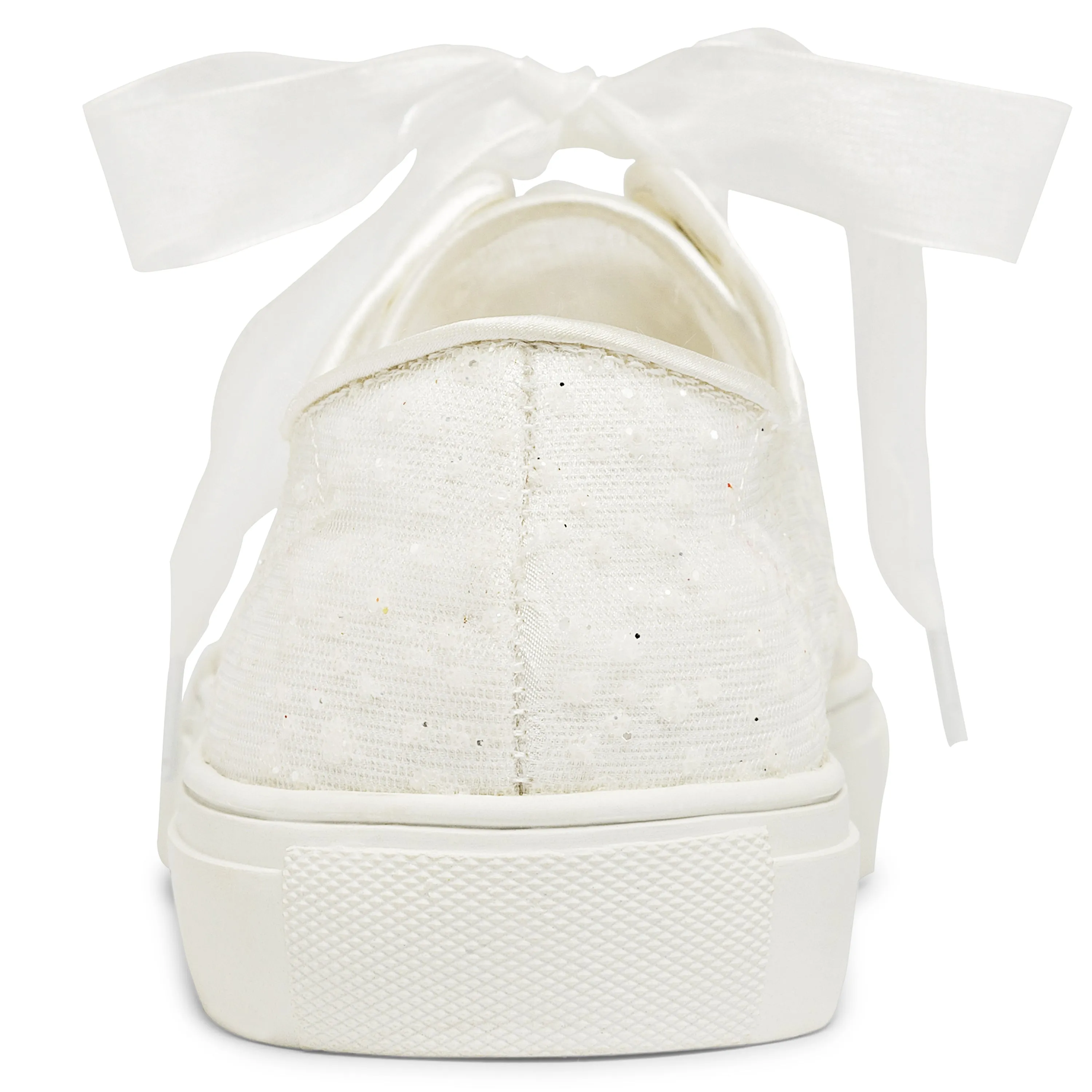8832A Wedding Shoes Bridal Sneakers Flats Bride Tennis Shoes Lace Sneakers