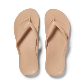 Arch Support Flip Flops - Classic - Tan