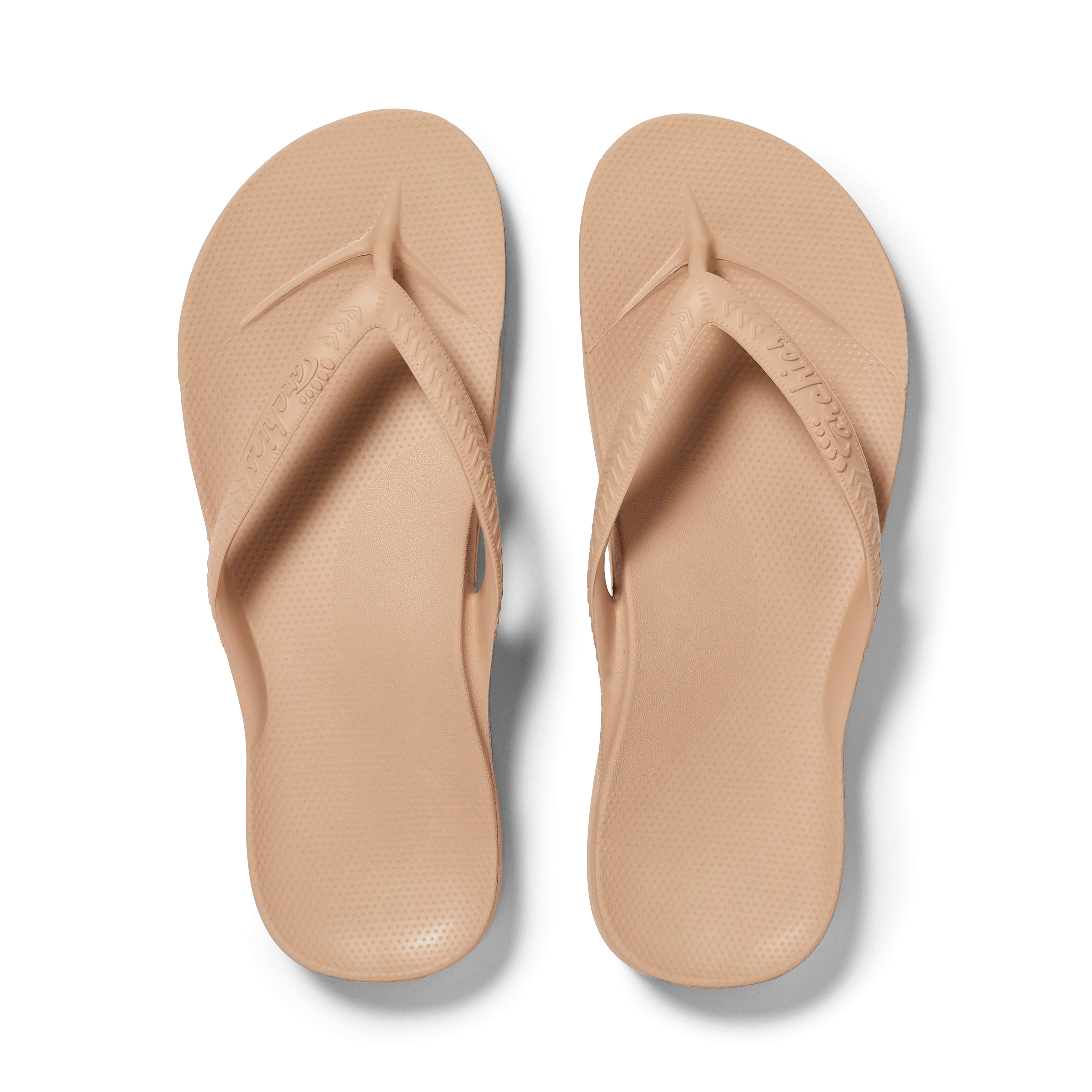 Arch Support Flip Flops - Classic - Tan