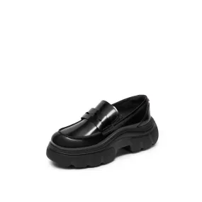 Black CNY x ST Platform Loafers
