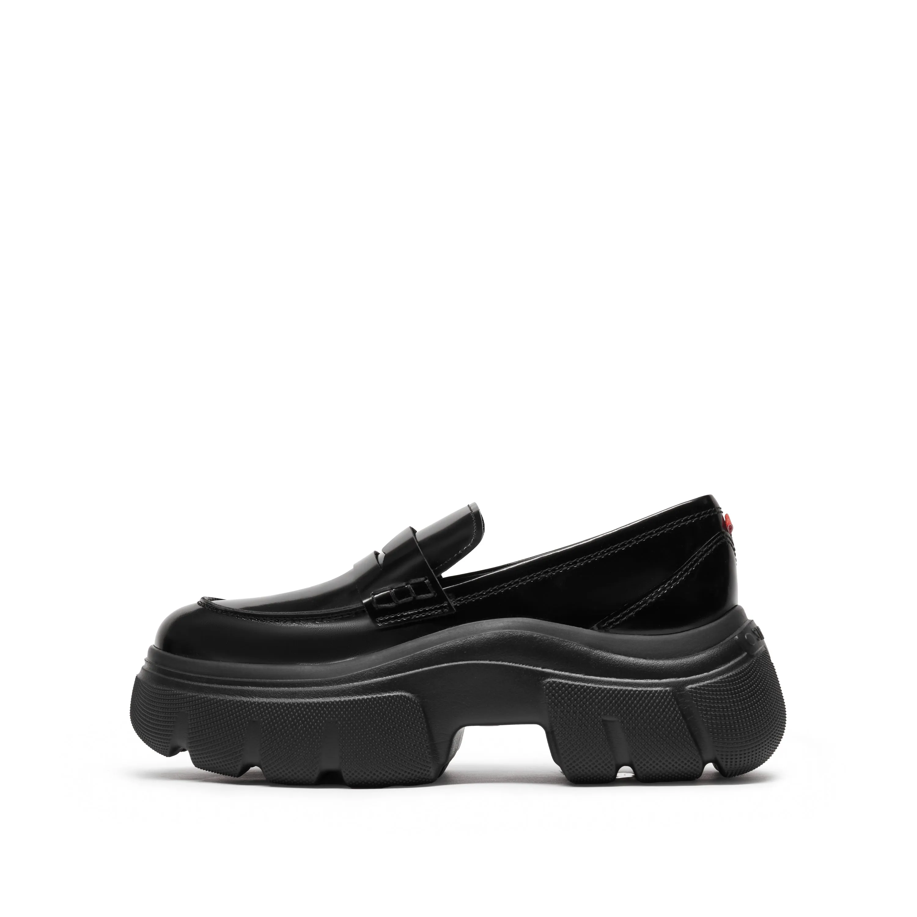 Black CNY x ST Platform Loafers