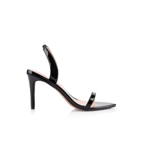 Cleo Sandal Black Patent Leather