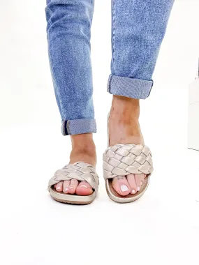 Corky's Washed Gold Metallic Extra Sandals