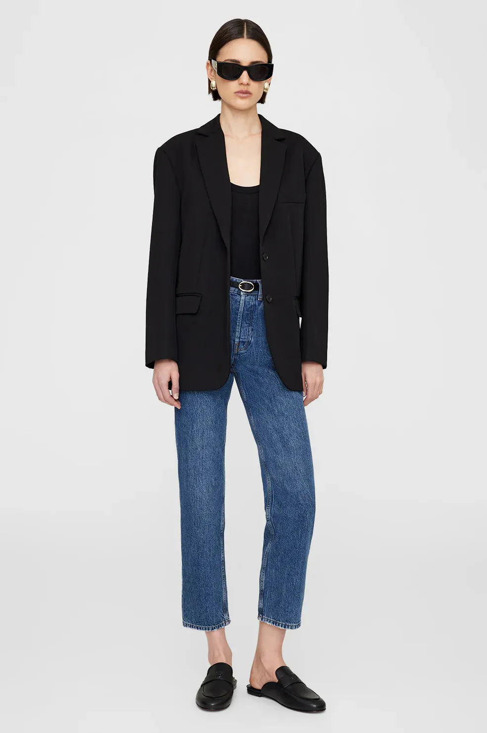 Corrine Mules in Black