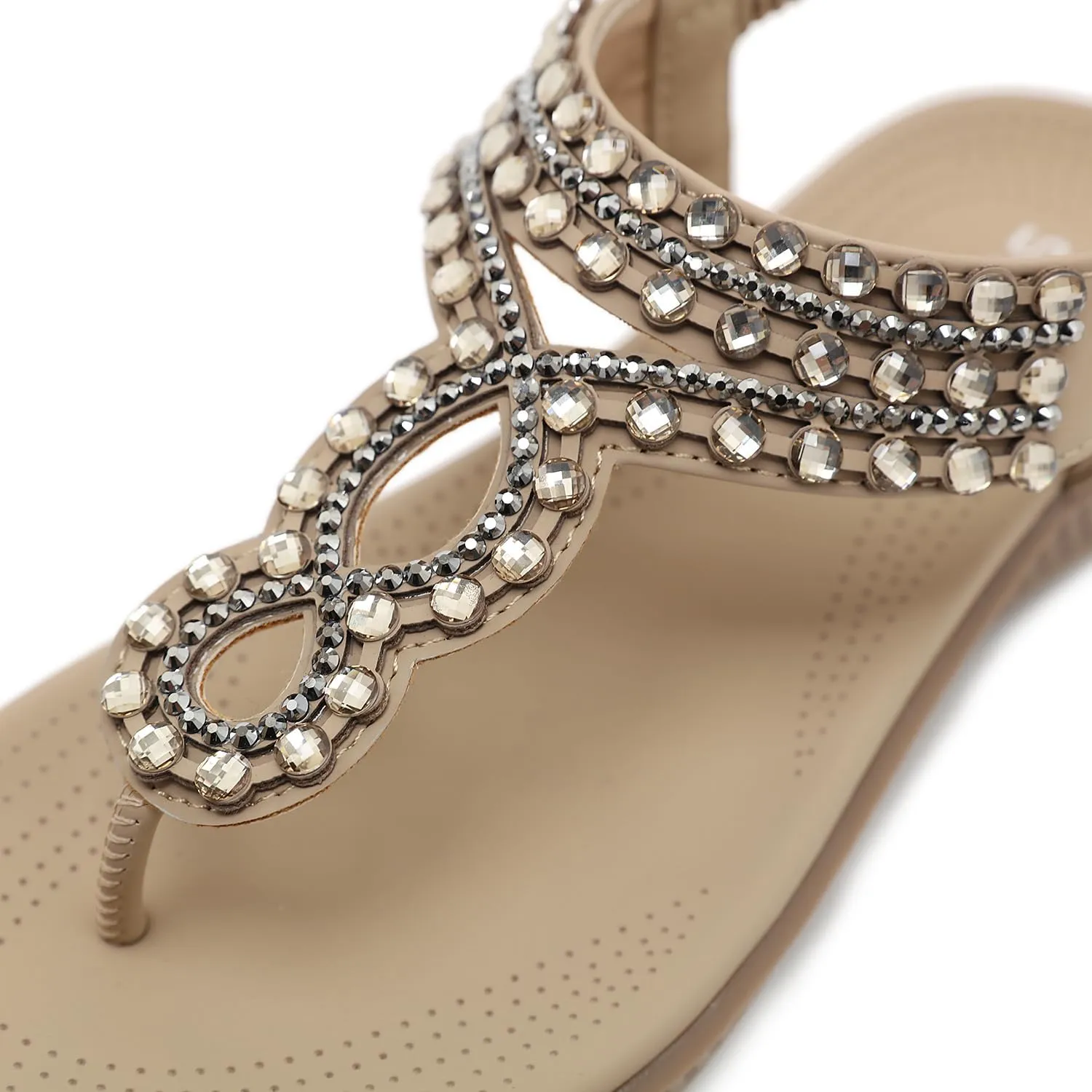 DKCHENH Comfort in Our Sandals Women Flat Shoes: Dressy Bohemian Flats, Shoes With Stylish Ankle Straps