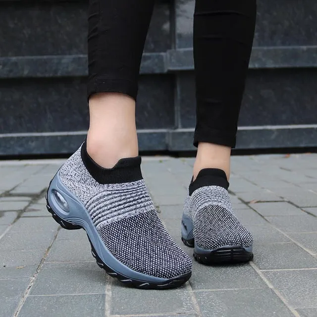 Flats Slip On Shoes  Platform 2020 Comfortable Soft Ladies