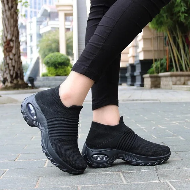 Flats Slip On Shoes  Platform 2020 Comfortable Soft Ladies