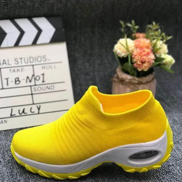 Flats Slip On Shoes  Platform 2020 Comfortable Soft Ladies