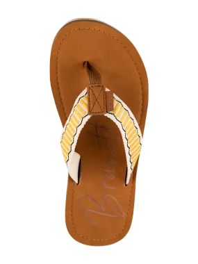 Gael Women Flip Flops | Beige