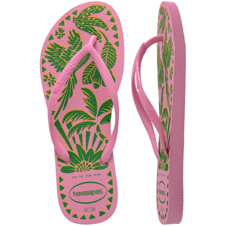 HAVAIANAS Slim Tucano sandal-Pink Lemonade