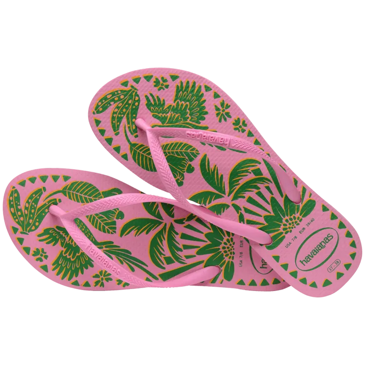HAVAIANAS Slim Tucano sandal-Pink Lemonade