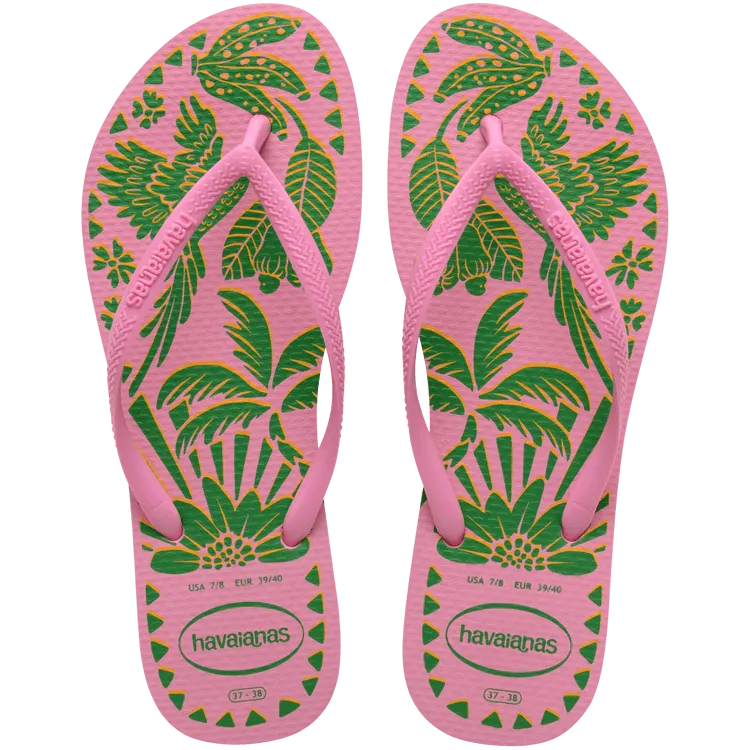 HAVAIANAS Slim Tucano sandal-Pink Lemonade