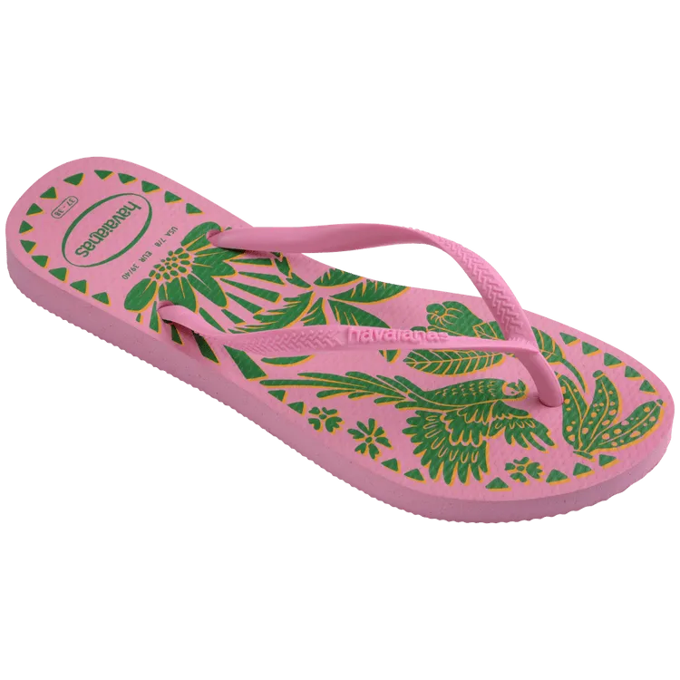 HAVAIANAS Slim Tucano sandal-Pink Lemonade
