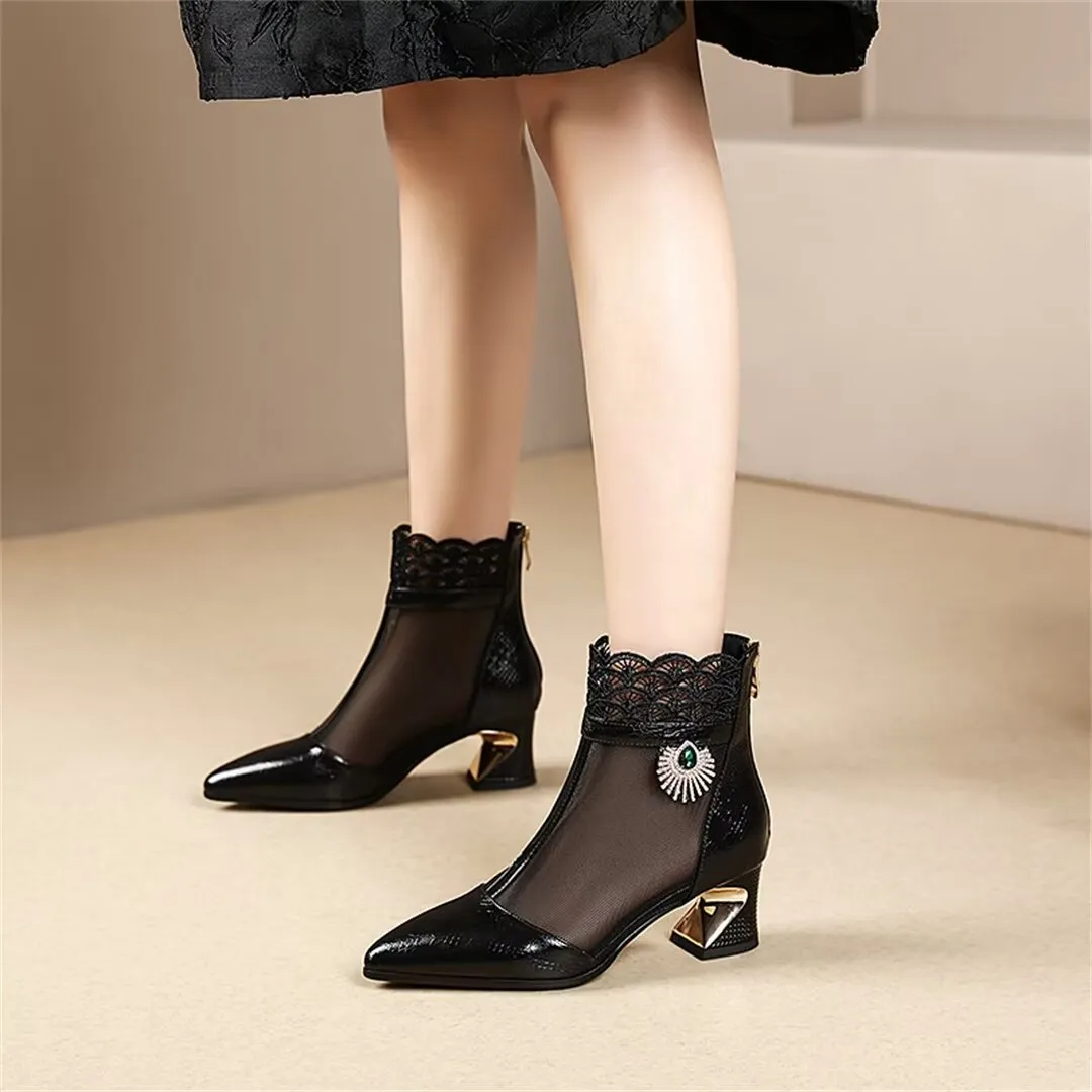 Luxalon Croctex Zipped Boots