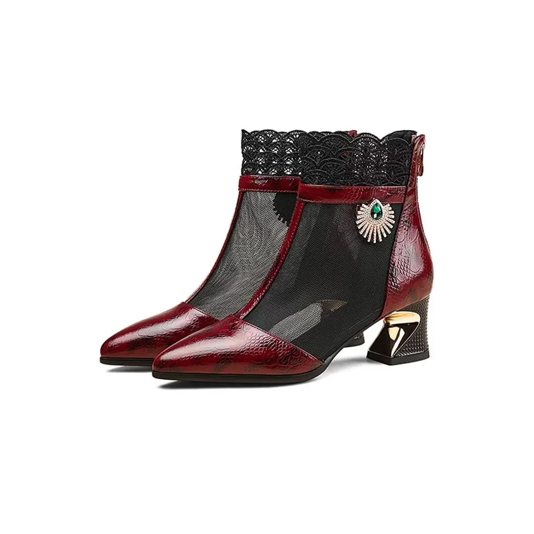Luxalon Croctex Zipped Boots