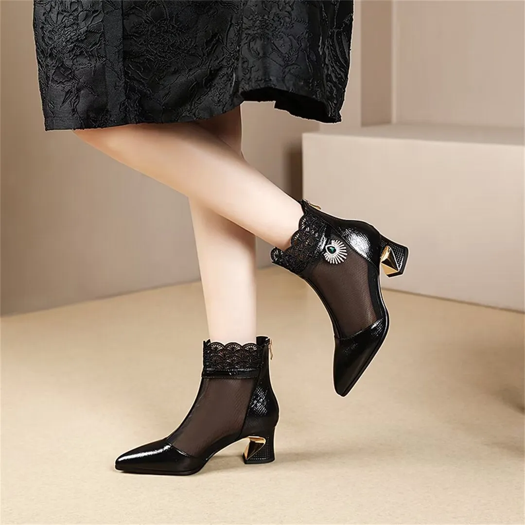 Luxalon Croctex Zipped Boots