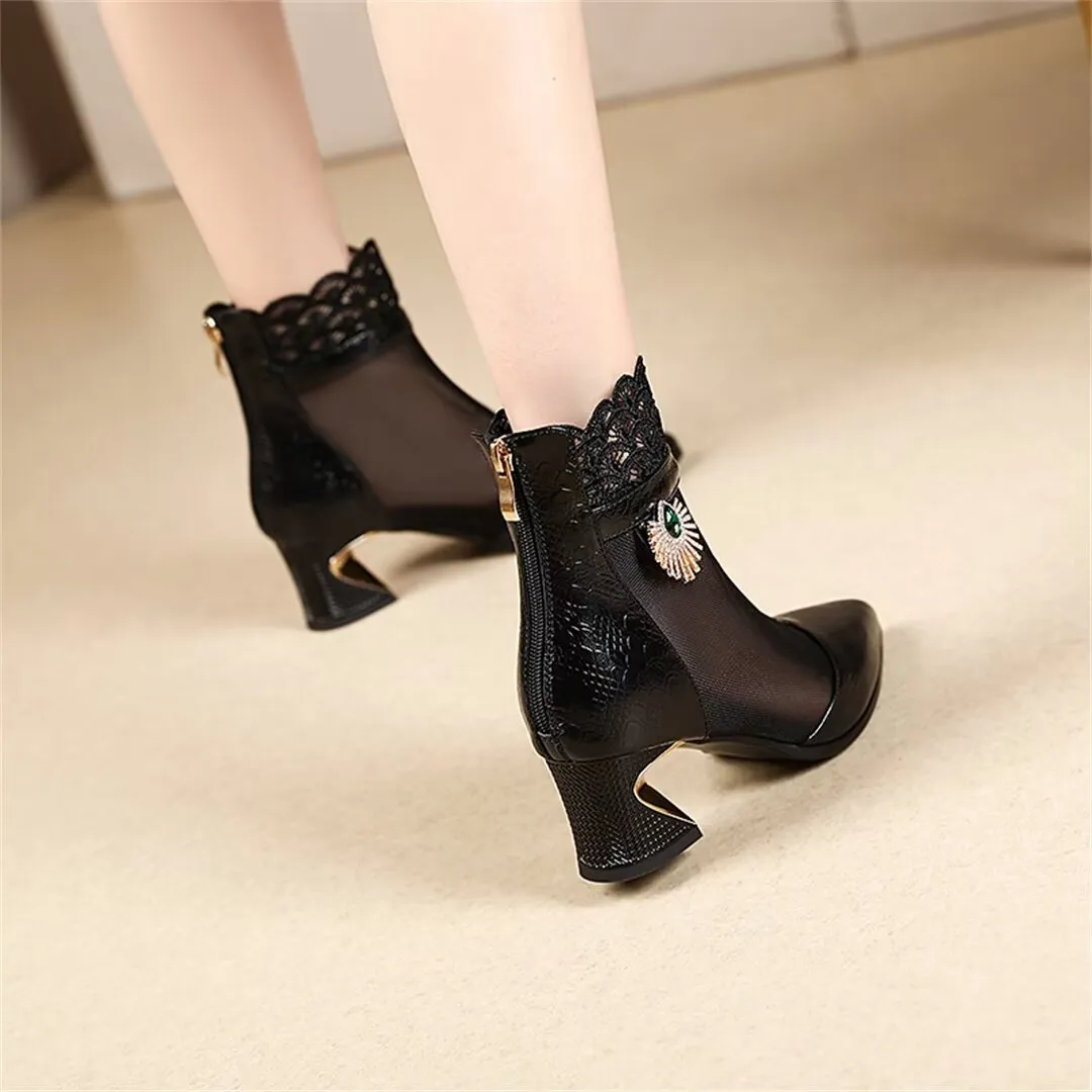 Luxalon Croctex Zipped Boots
