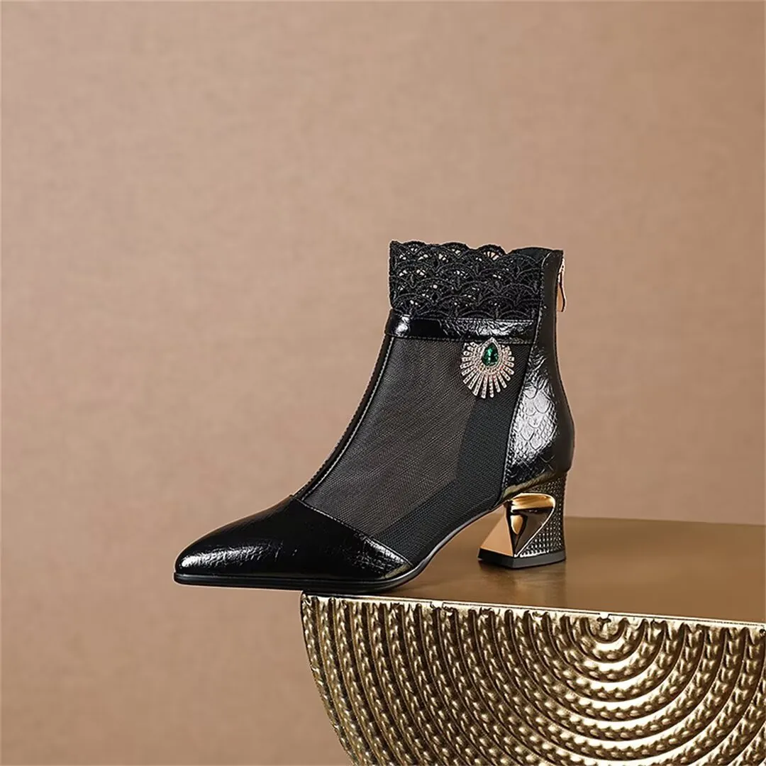 Luxalon Croctex Zipped Boots