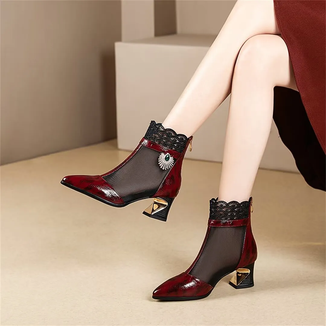 Luxalon Croctex Zipped Boots