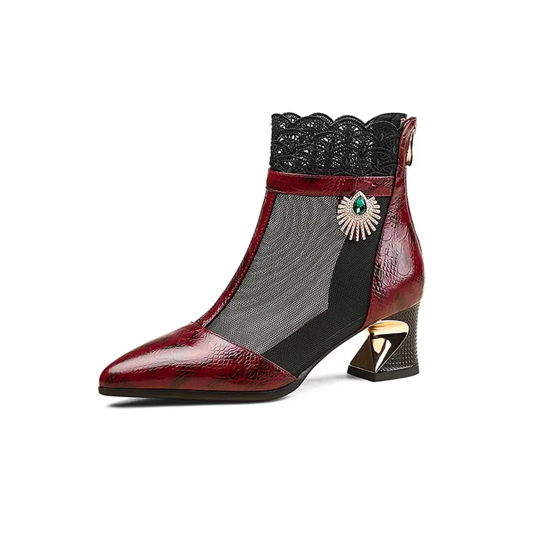 Luxalon Croctex Zipped Boots