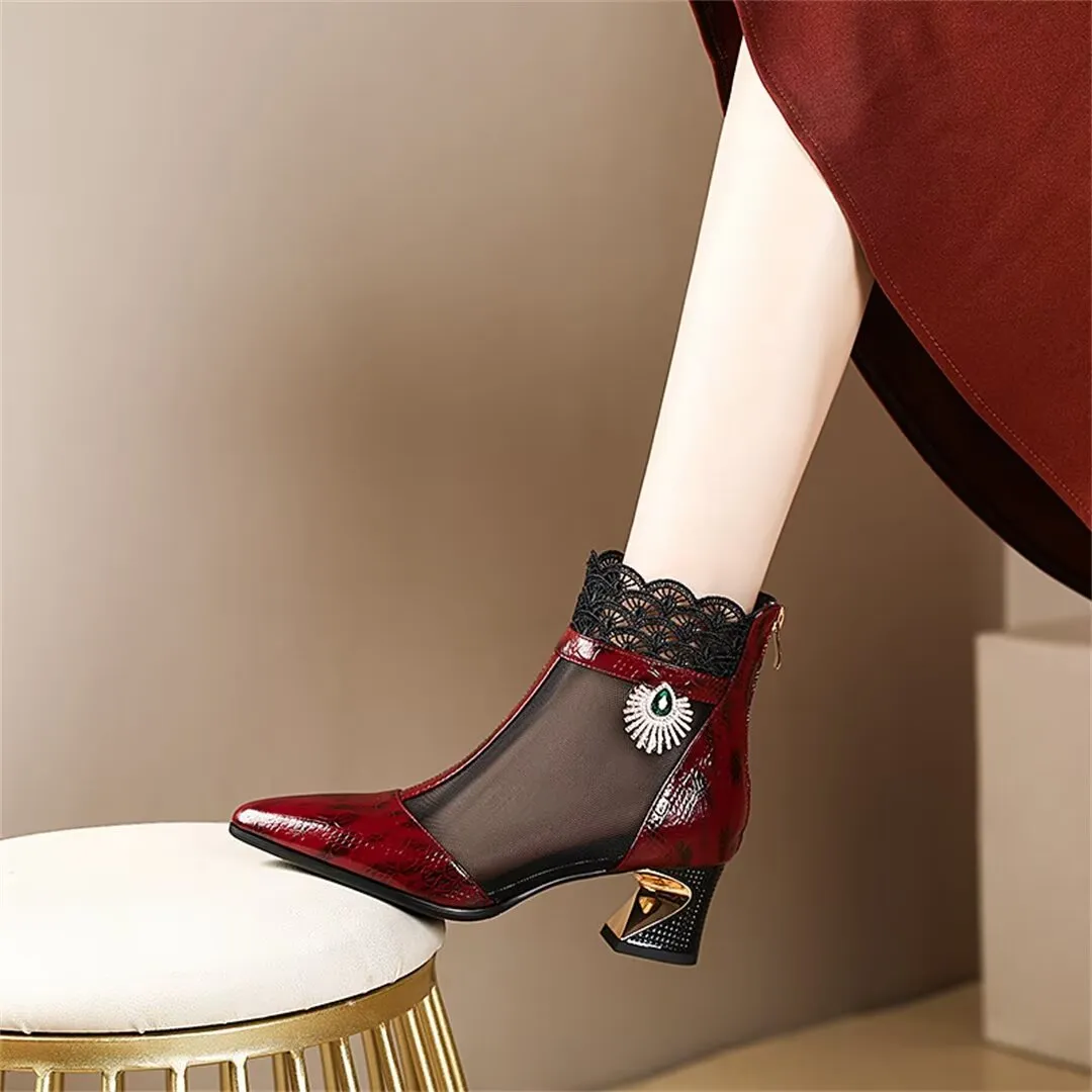 Luxalon Croctex Zipped Boots