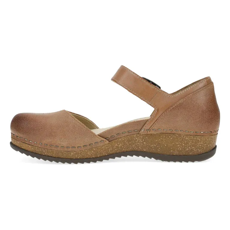 Mae Timeless Suede Mary Jane in Burnished Taupe
