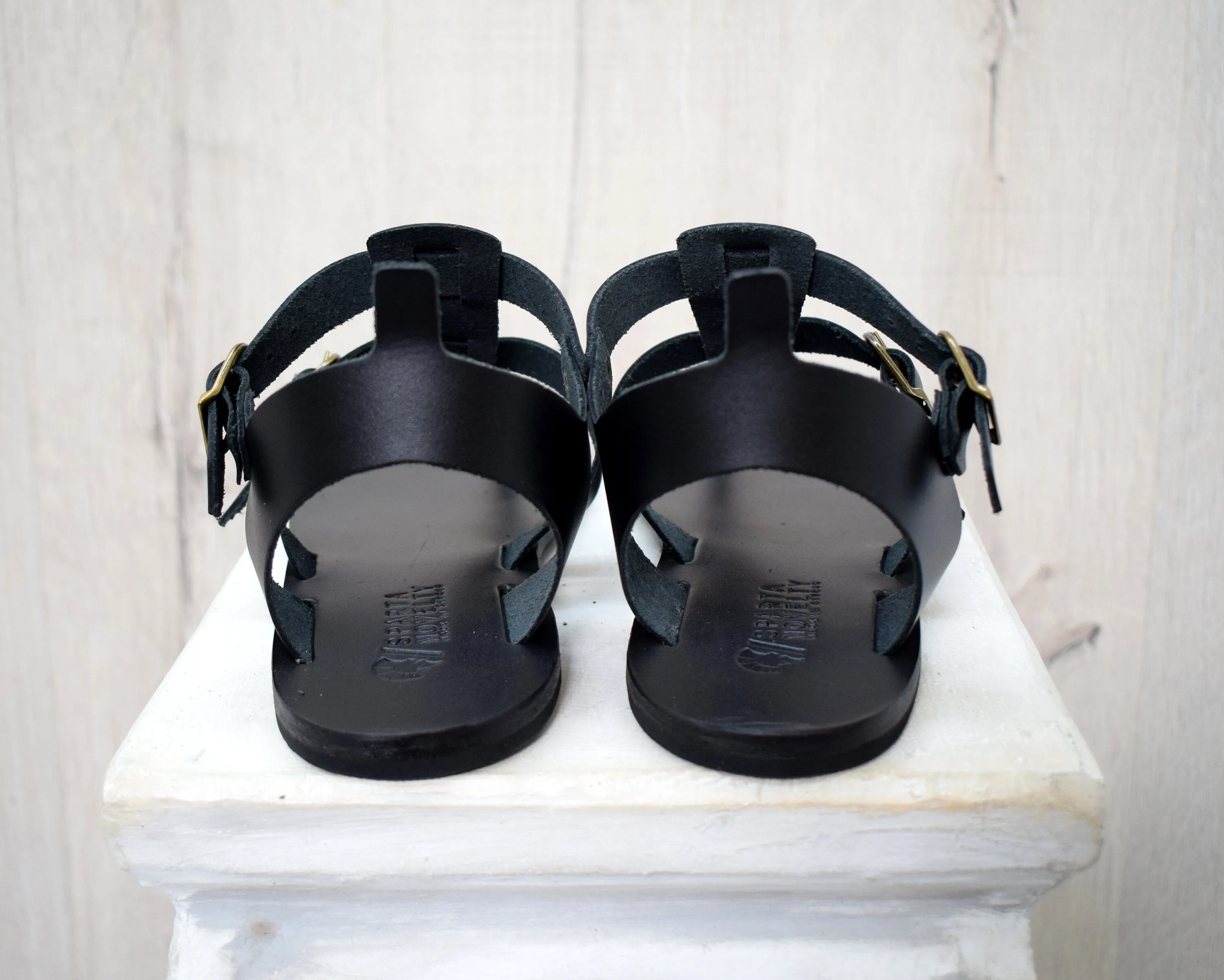 Men's gladiator leather sandals.
