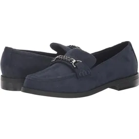 Pastry Navy Suede Anne Klein Loafer Flats