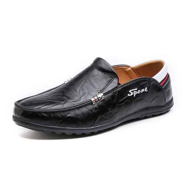 Plus Size Men shoes leather summer mens Loafers moccasins sneakers male shoes casual mens footwear Flat Walking drop shipping
