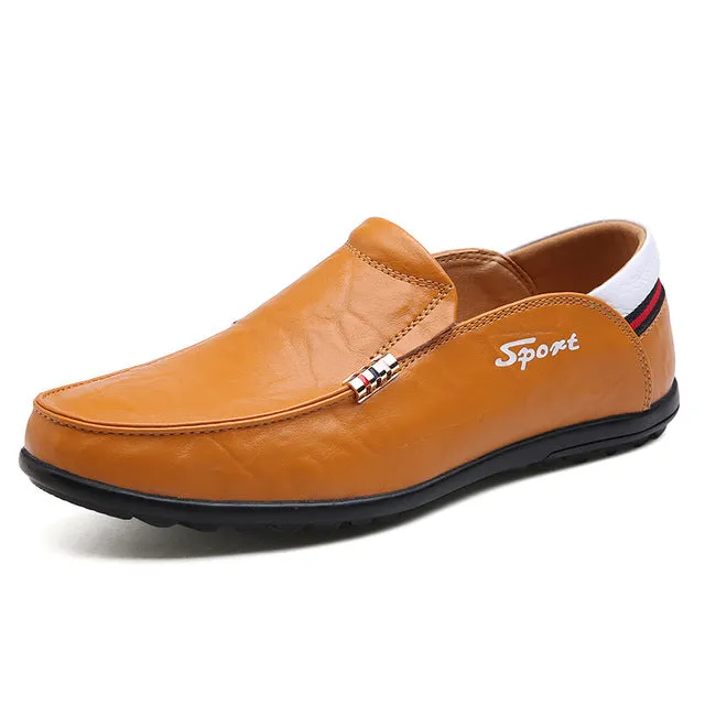 Plus Size Men shoes leather summer mens Loafers moccasins sneakers male shoes casual mens footwear Flat Walking drop shipping