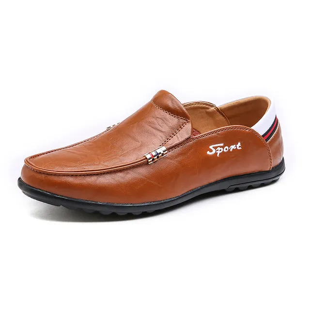 Plus Size Men shoes leather summer mens Loafers moccasins sneakers male shoes casual mens footwear Flat Walking drop shipping