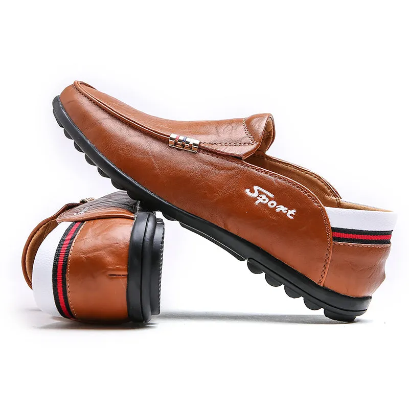 Plus Size Men shoes leather summer mens Loafers moccasins sneakers male shoes casual mens footwear Flat Walking drop shipping