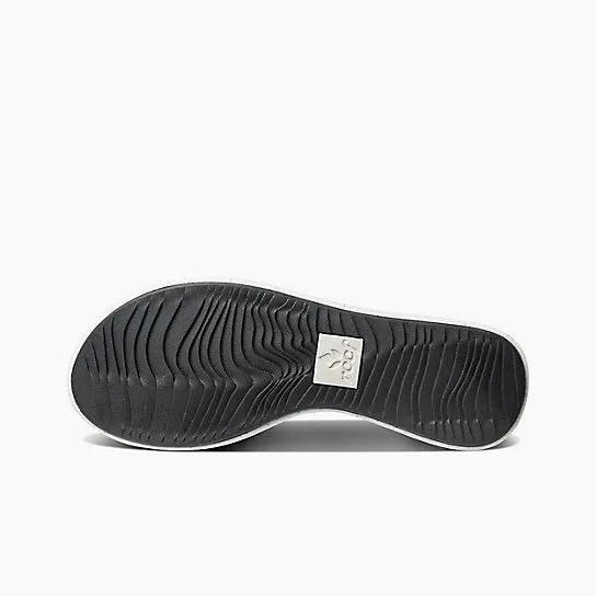 Reef Rover Catch Pop Flip Flops - Black/White