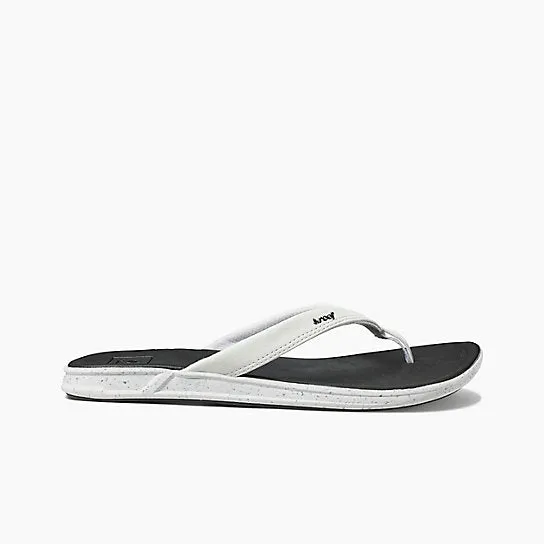 Reef Rover Catch Pop Flip Flops - Black/White