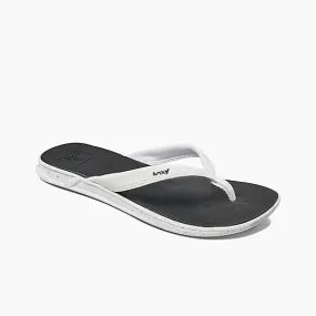 Reef Rover Catch Pop Flip Flops - Black/White