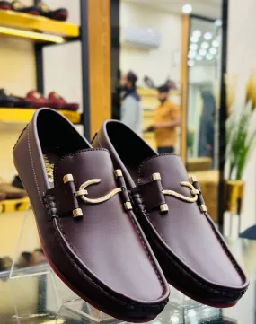 S BROWN LOAFERS