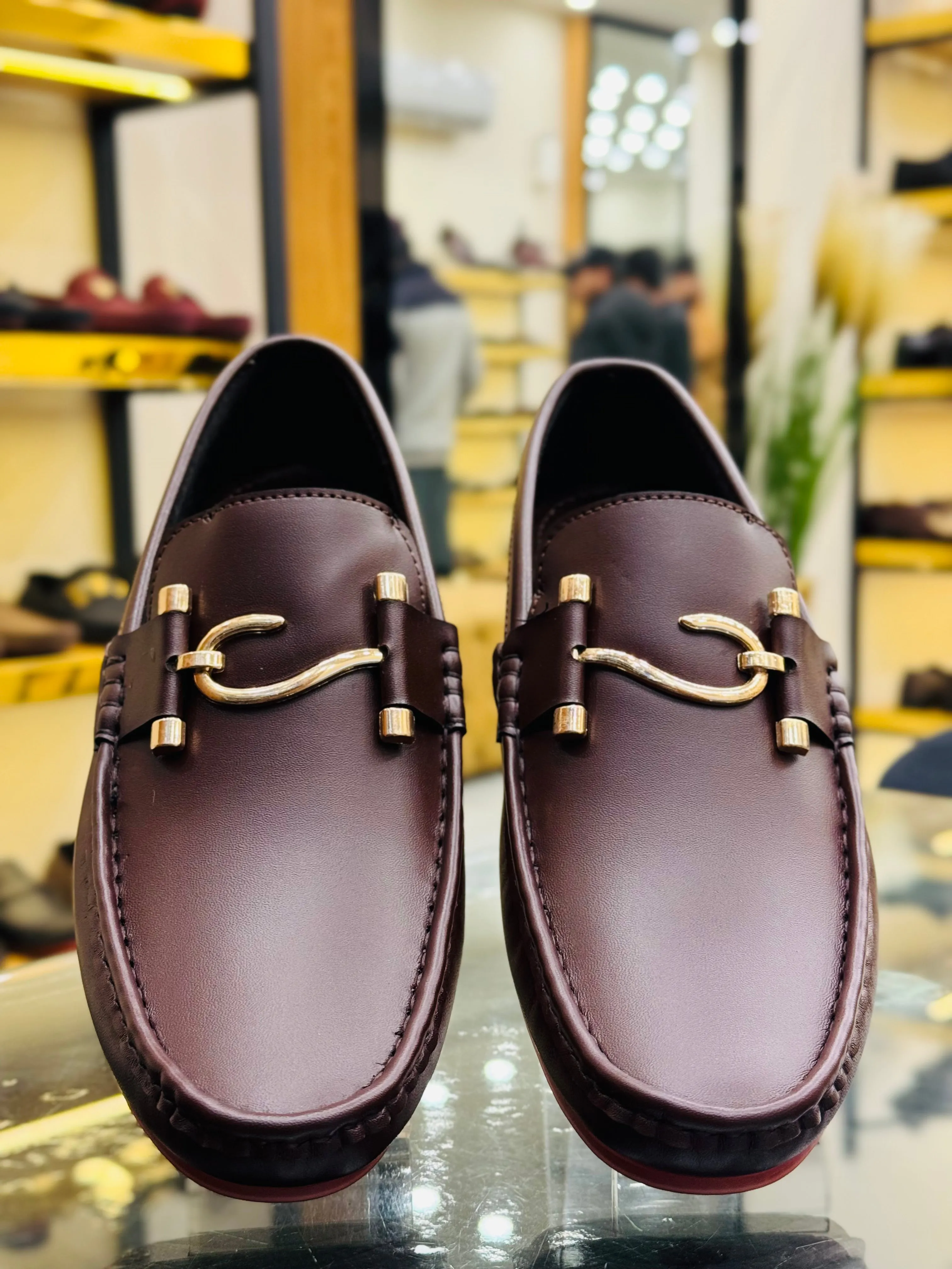 S BROWN LOAFERS
