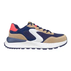 Skechers scarpa sneakers da uomo Fury Lace Low 183265/NVTN blu-beige