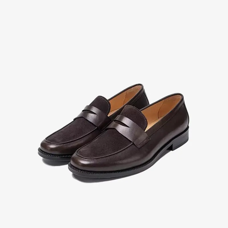 Sophisticated Leather Penny Loafers