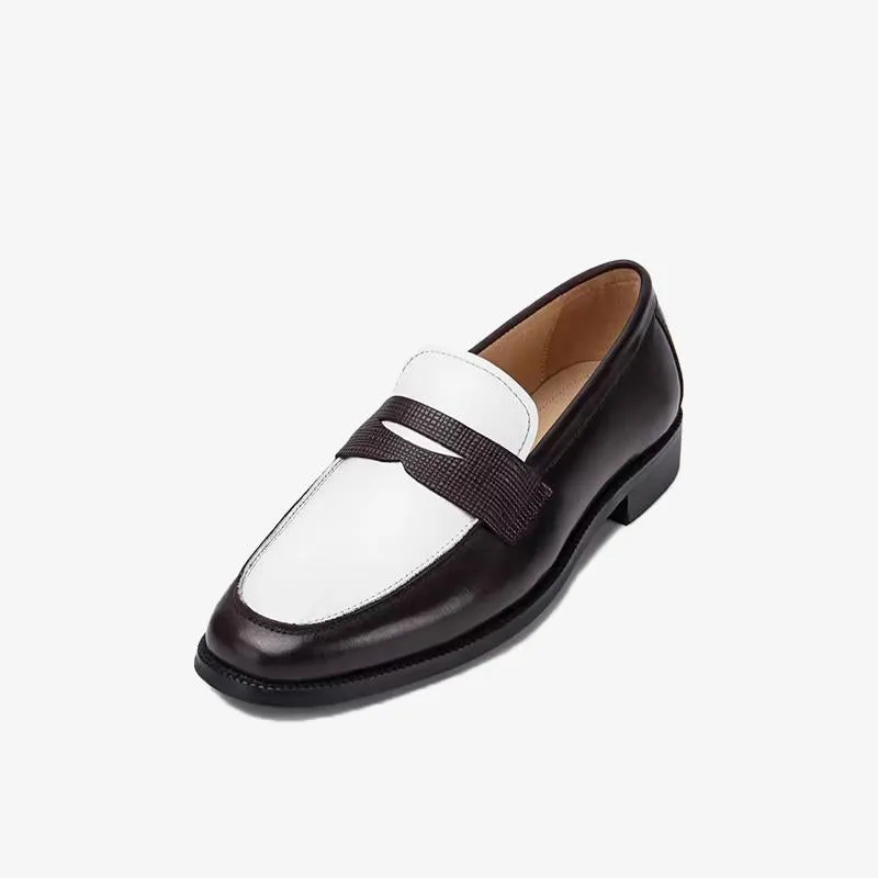 Sophisticated Leather Penny Loafers