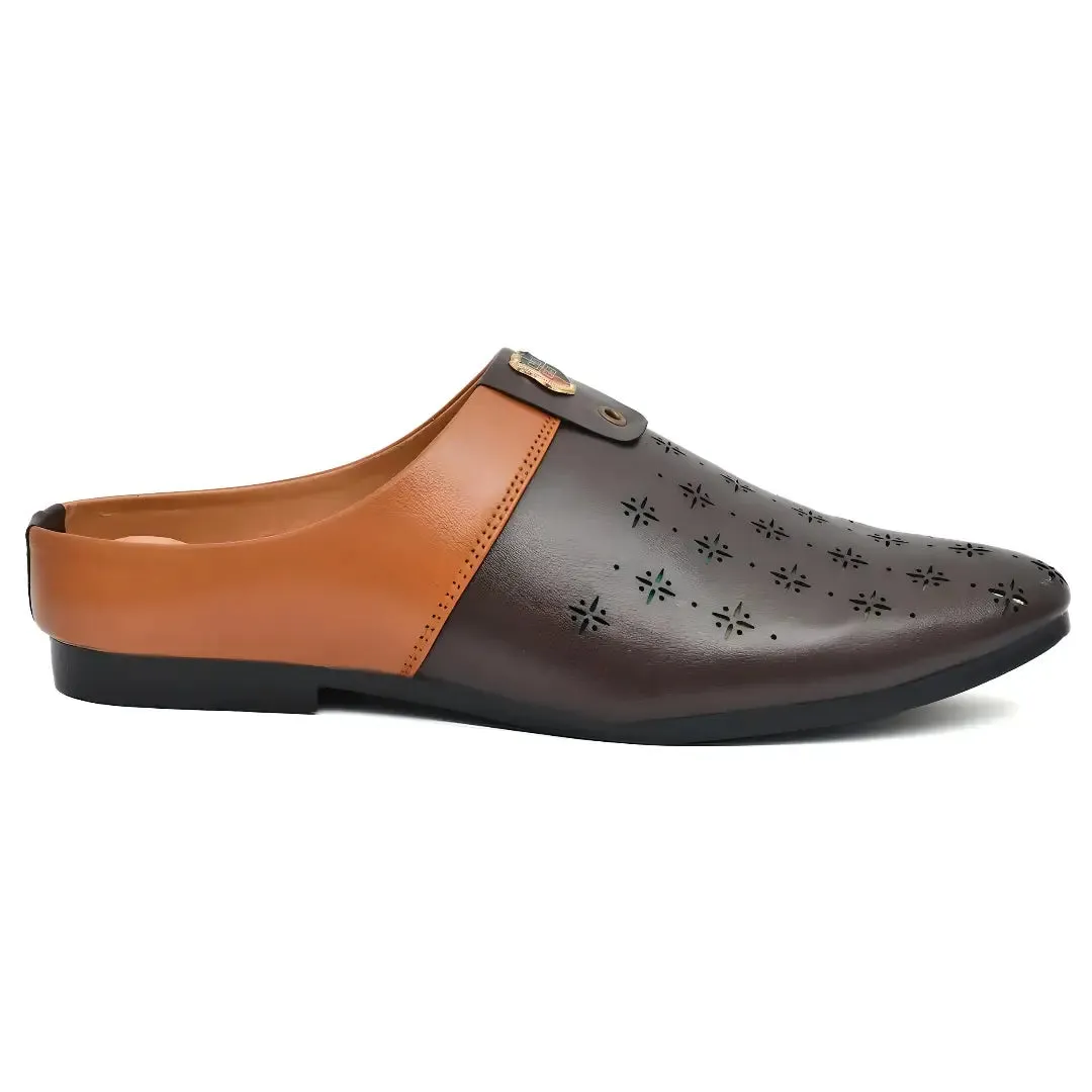 Stylist Half Loafers for Men in Brown/Tan Color