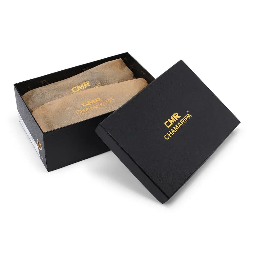 This item only ships to the United States - 6 CM / 2.36 Inches CMR CHAMARIPA Men's Elevator Loafers: Enhance Your Height with Black Leather Casual Loafers