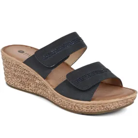 Touch-Fasten Wedge Mules - BAIZH39035 / 325 265