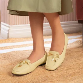 Tresmode Coyent Green Women's Casual Loafers