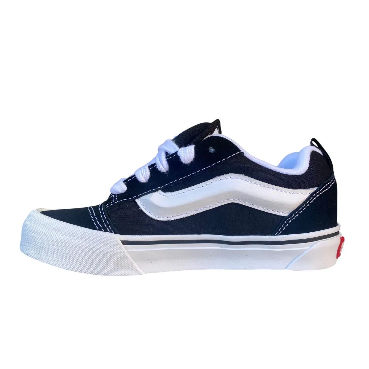Vans scarpa sneakers da ragazzi Knu Skool VN000CYU6BT1 nero-bianco