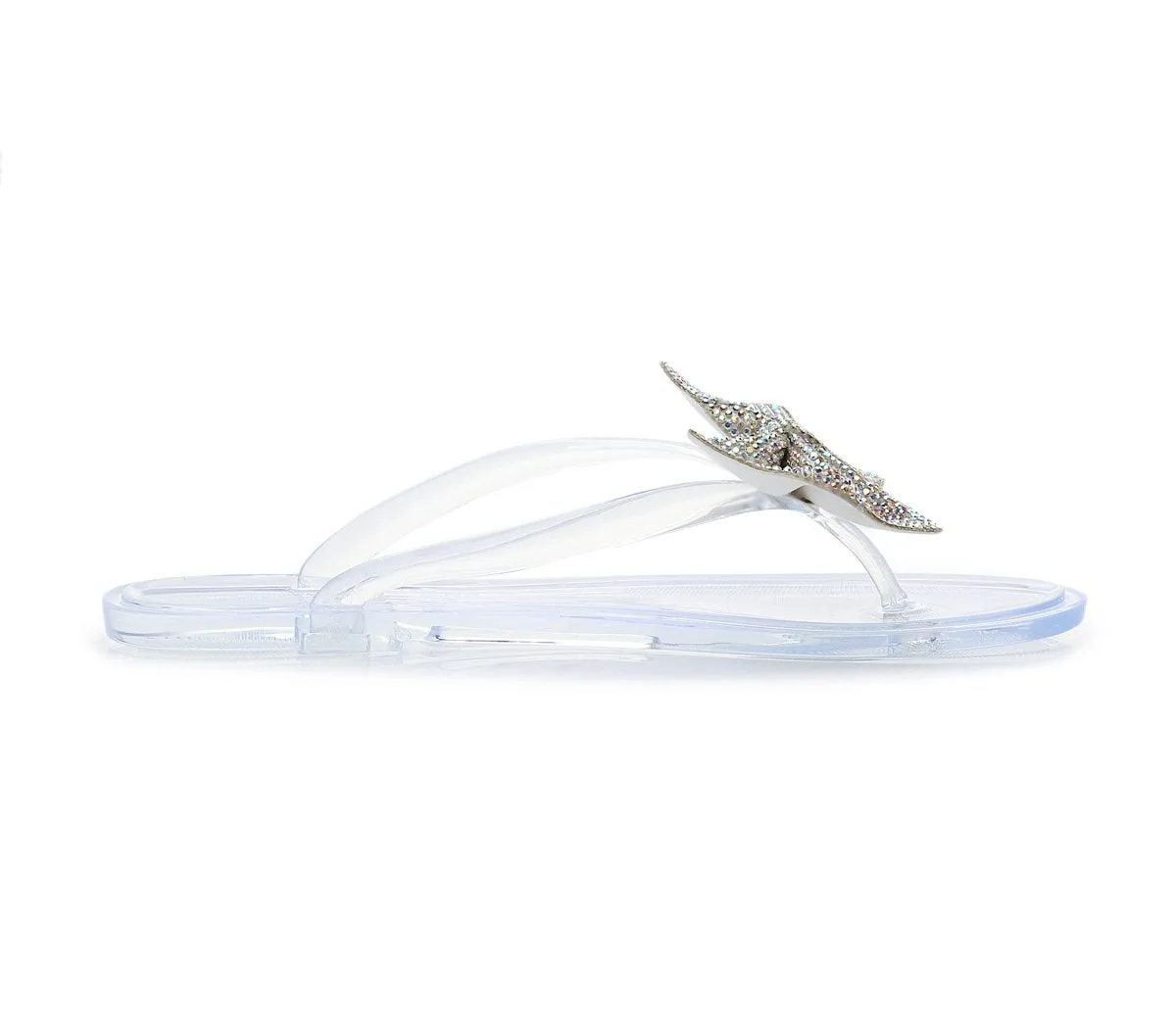 Women Bling Rhinestone Bow Sandals  Summer Fashion Flip Flops