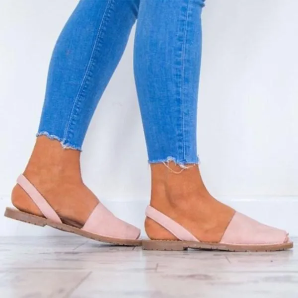 Women'S Fish Mouth Flat Sandals 67494169