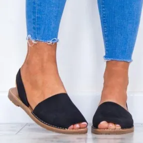 Women'S Fish Mouth Flat Sandals 67494169