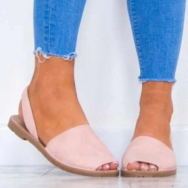 Women'S Fish Mouth Flat Sandals 67494169