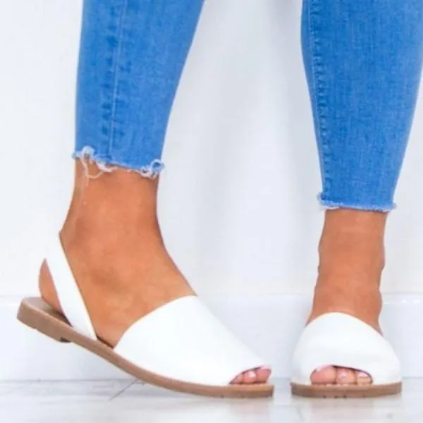 Women'S Fish Mouth Flat Sandals 67494169